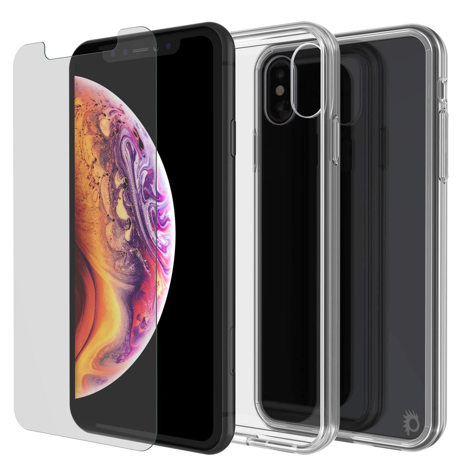 iPhone XS Case, PUNKcase [Lucid 2.0 Series] [Slim Fit] Armor Cover [Clear]