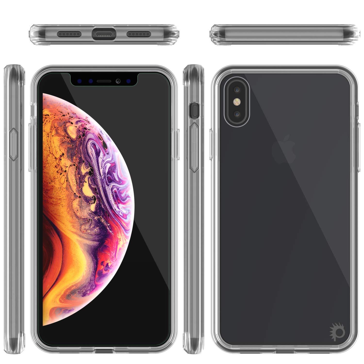 iPhone XS Case, PUNKcase [Lucid 2.0 Series] [Slim Fit] Armor Cover [Clear]