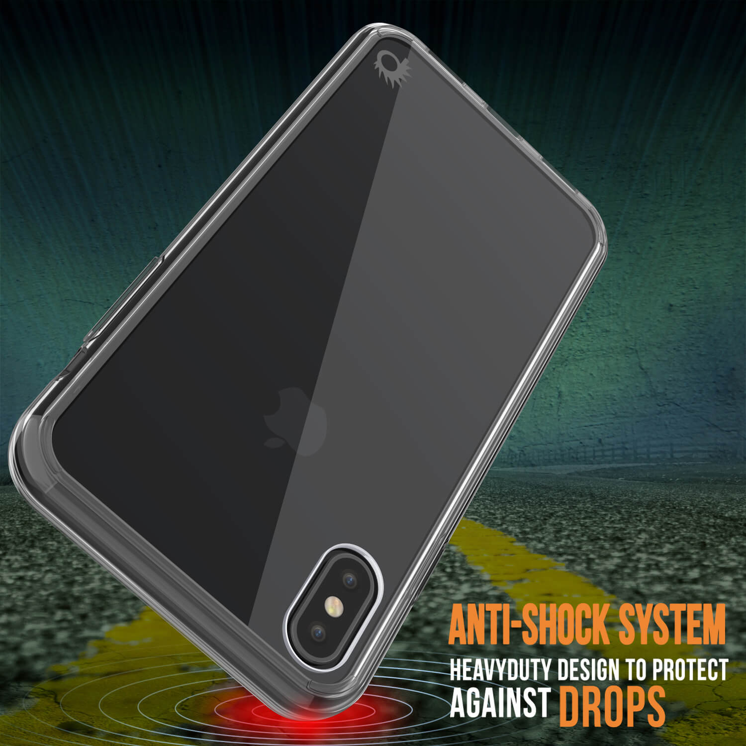 iPhone XS Max Case, PUNKcase [Lucid 2.0 Series] [Slim Fit] Armor Cover [Crystal-Black]