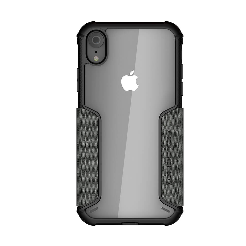 iPhone Xr Case, Ghostek Exec 3 Series for iPhone Xr / iPhone Pro Protective Wallet Case [GRAY]