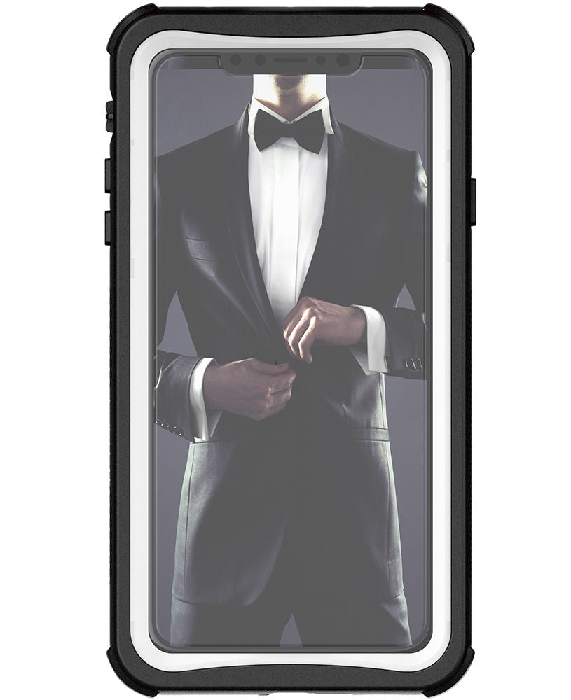 iPhone XS Max  Case ,Ghostek Nautical Series  for iPhone XS Max Rugged Heavy Duty Case | WHITE