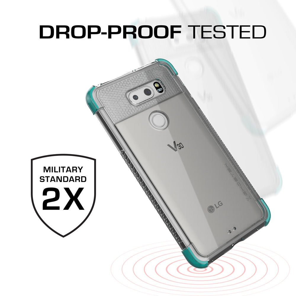 LG V30 Case, Ghostek Covert 2 Series for LG V30 Protective Case [TEAL]