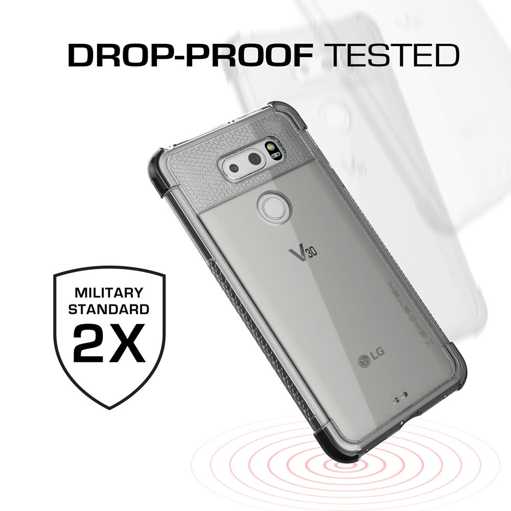 LG V30 Case, Ghostek Covert 2 Series for LG V30 & LG V30 Protective Case [BLACK]