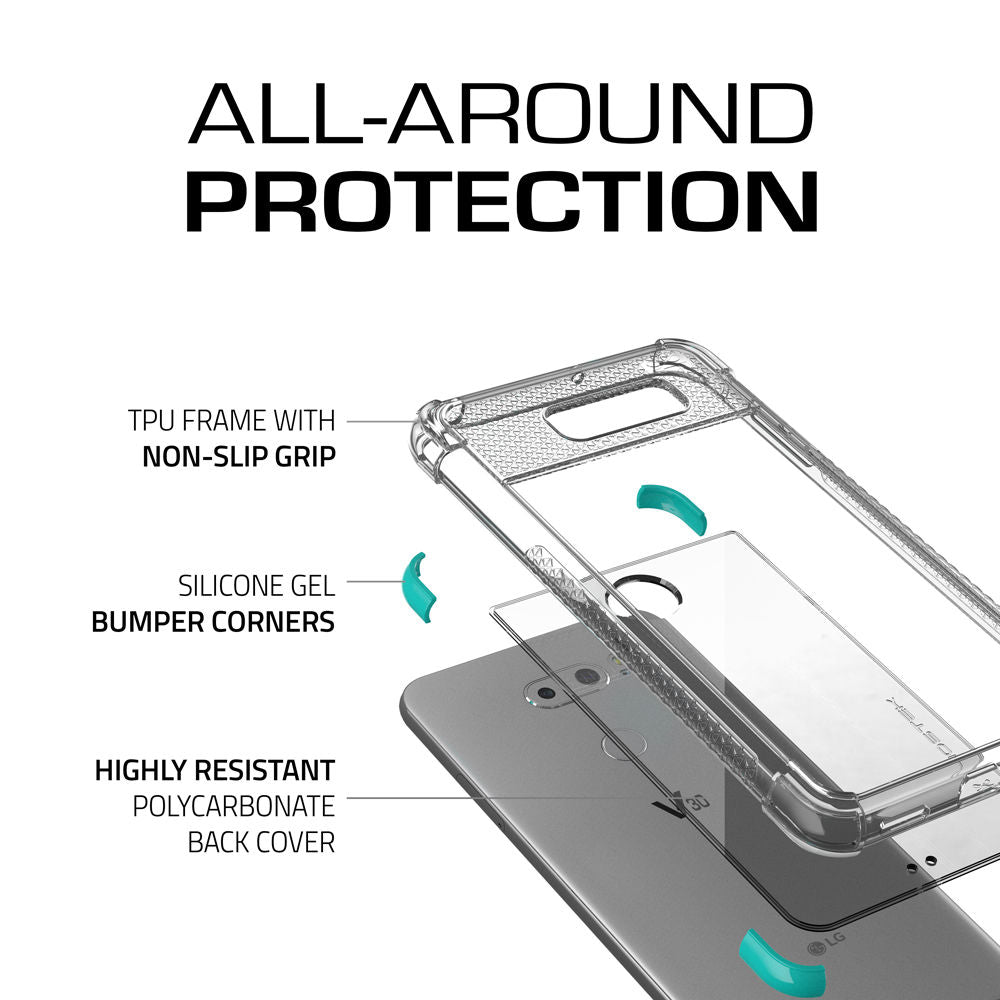 LG V30 Case, Ghostek Covert 2 Series for LG V30 Protective Case [TEAL]
