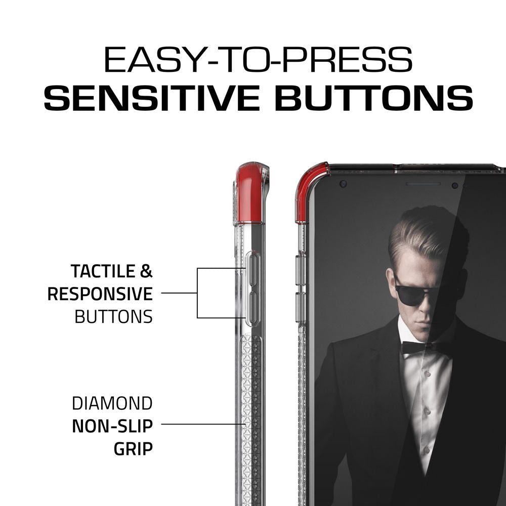 LG V30 Case, Ghostek Covert 2 Series for LG V30 Protective Case [RED]