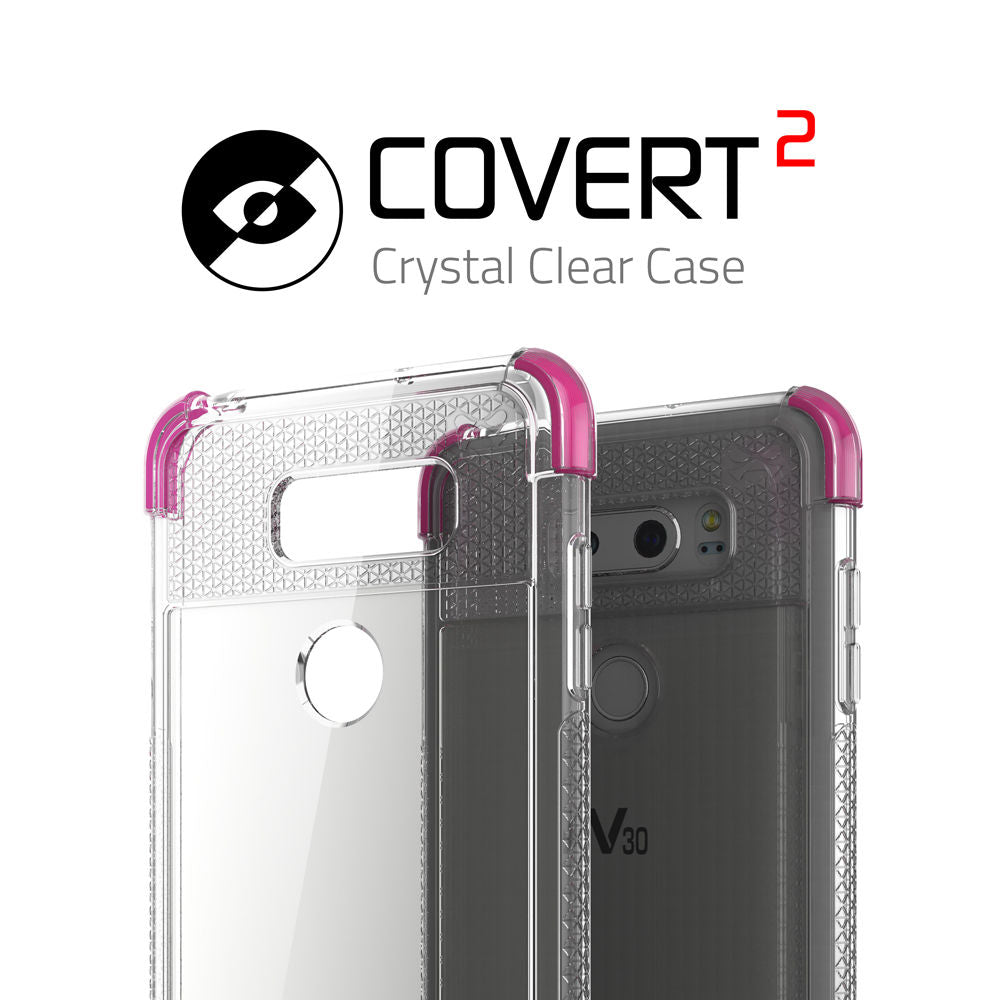 LG V30 Case, Ghostek Covert 2 Series for LG V30 Protective Case [PINK]