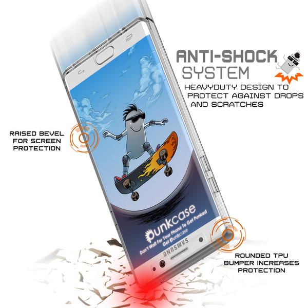 Note FE Case Punkcase® LUCID 2.0 Crystal Black Series w/ PUNK SHIELD Screen Protector | Ultra Fit