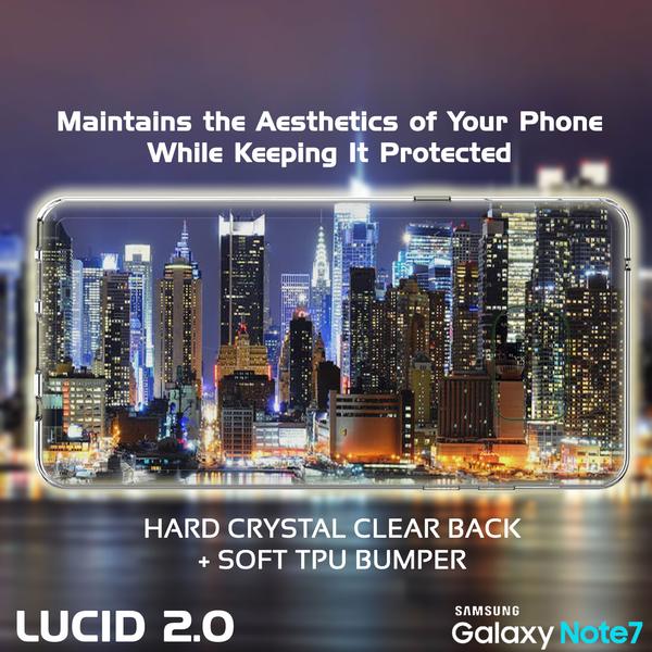 Note FE Case Punkcase® LUCID 2.0 Clear Series Series w/ PUNK SHIELD Screen Protector | Ultra Fit