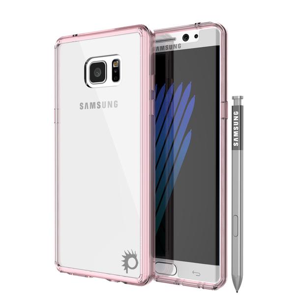 Note FE Case Punkcase® LUCID 2.0 Crystal Pink Series w/ PUNK SHIELD Screen Protector | Ultra Fit