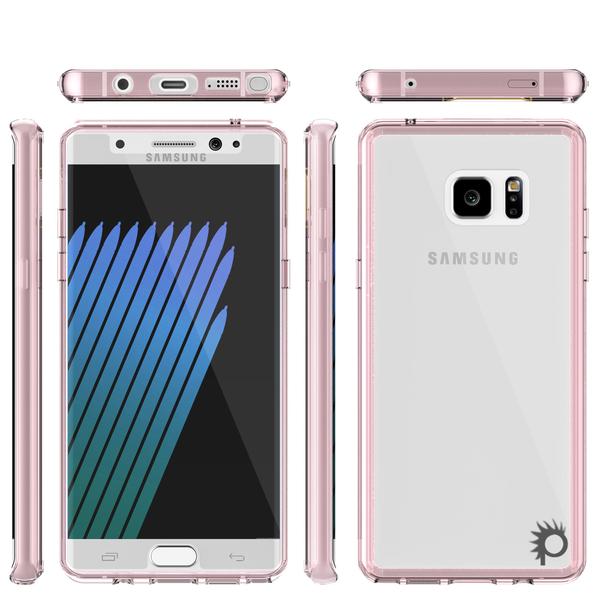 Note FE Case Punkcase® LUCID 2.0 Crystal Pink Series w/ PUNK SHIELD Screen Protector | Ultra Fit