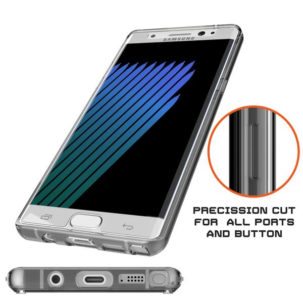 Note FE Case Punkcase® LUCID 2.0 Crystal Black Series w/ PUNK SHIELD Screen Protector | Ultra Fit