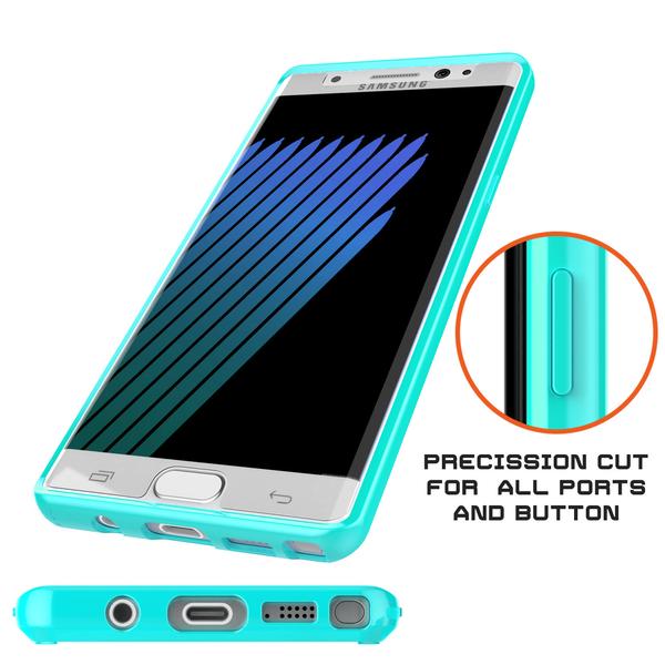 Note FE Case Punkcase® LUCID 2.0 Teal Series w/ PUNK SHIELD Screen Protector | Ultra Fit