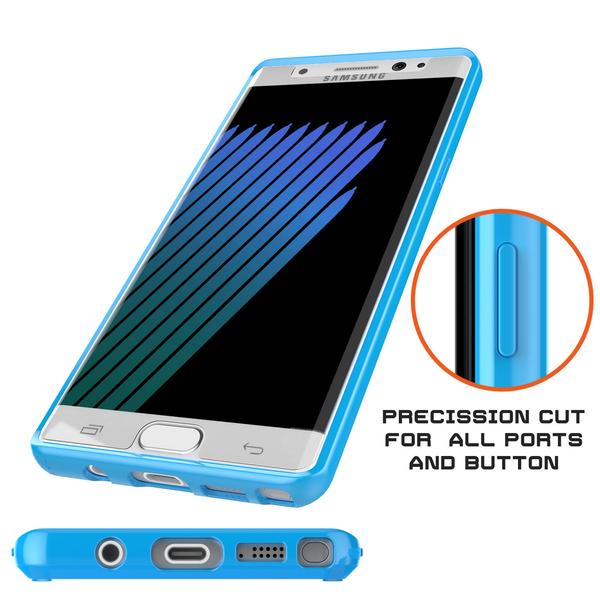 Note FE Case Punkcase® LUCID 2.0 Light Blue Series w/ PUNK SHIELD Screen Protector | Ultra Fit