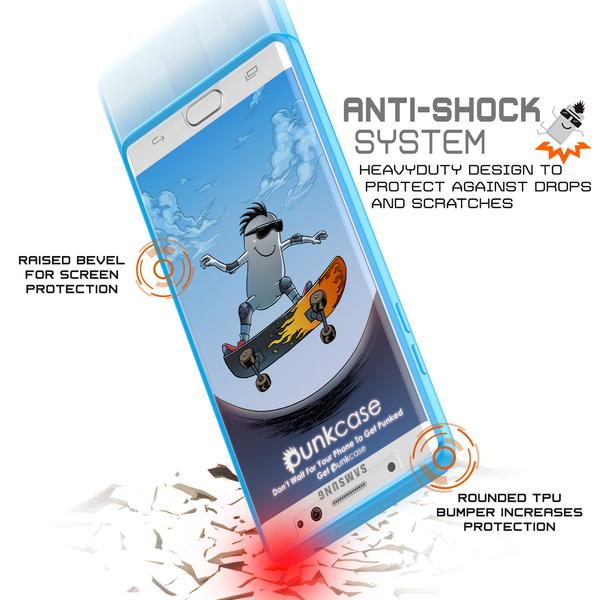 Note FE Case Punkcase® LUCID 2.0 Light Blue Series w/ PUNK SHIELD Screen Protector | Ultra Fit