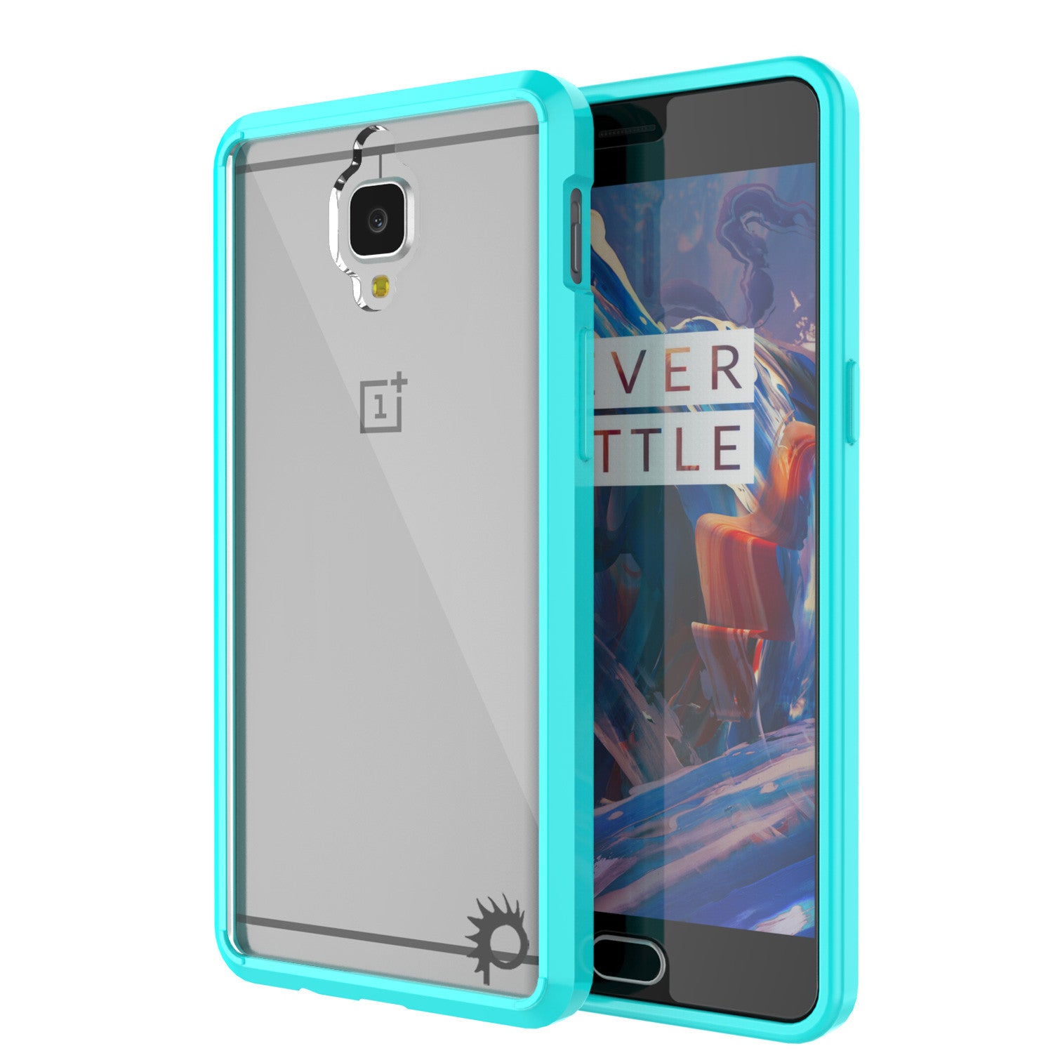 OnePlus 3 Case Punkcase® LUCID 2.0 Teal Series w/ SHIELD GLASS Lifetime Warranty Exchange