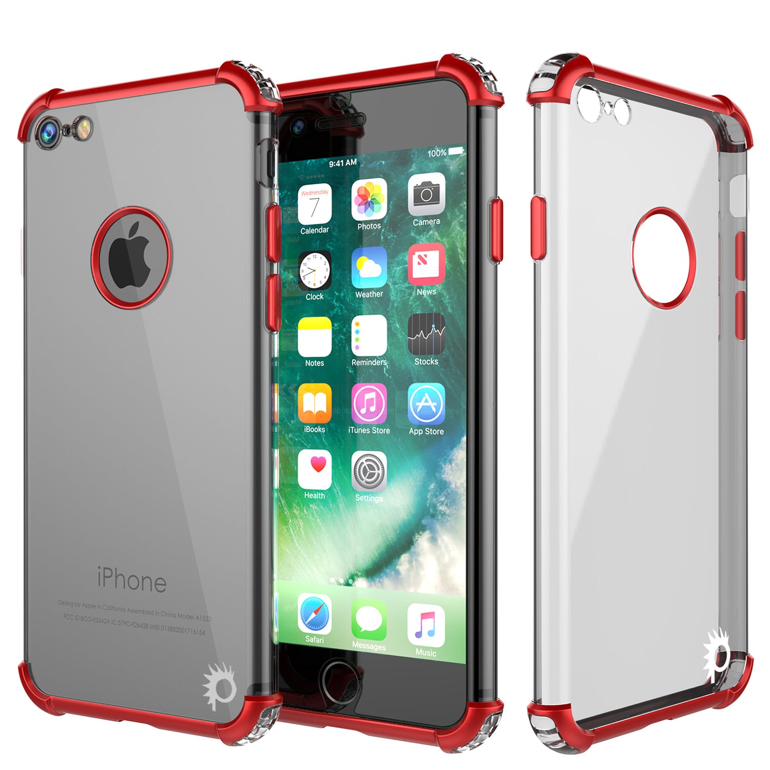 iPhone 8 Case, Punkcase [BLAZE Gold SERIES] Protective Cover W/ PunkShield Screen Protector