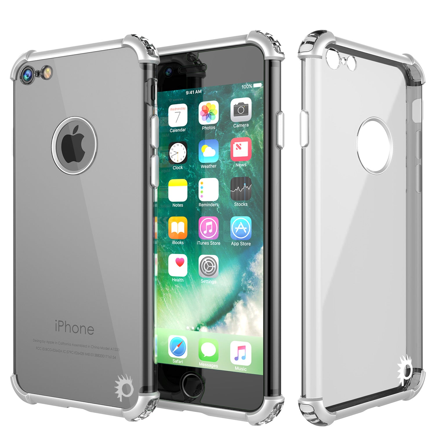 iPhone 8 Case, Punkcase [BLAZE RedSERIES] Protective Cover W/ PunkShield Screen Protector