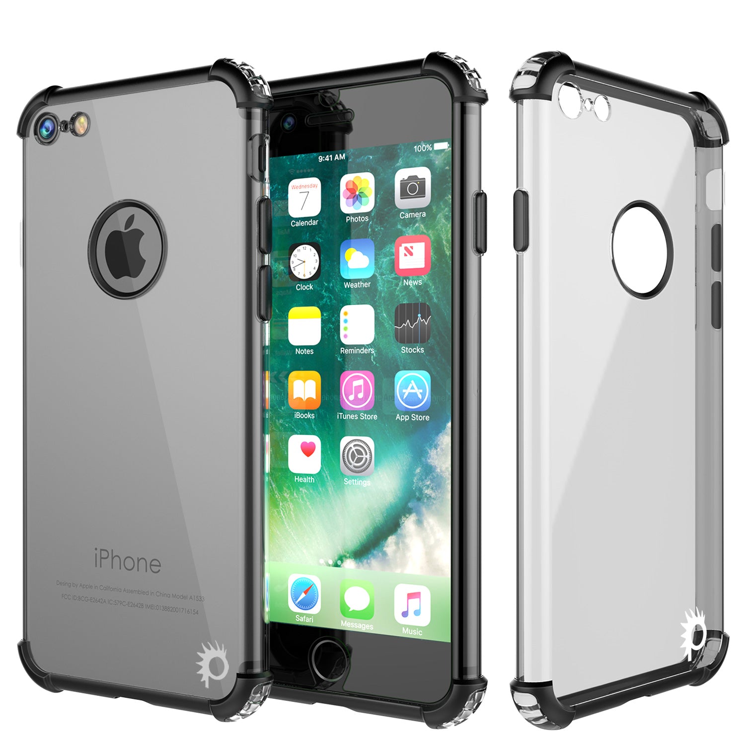 iPhone 8 Case, Punkcase [BLAZE Gold SERIES] Protective Cover W/ PunkShield Screen Protector