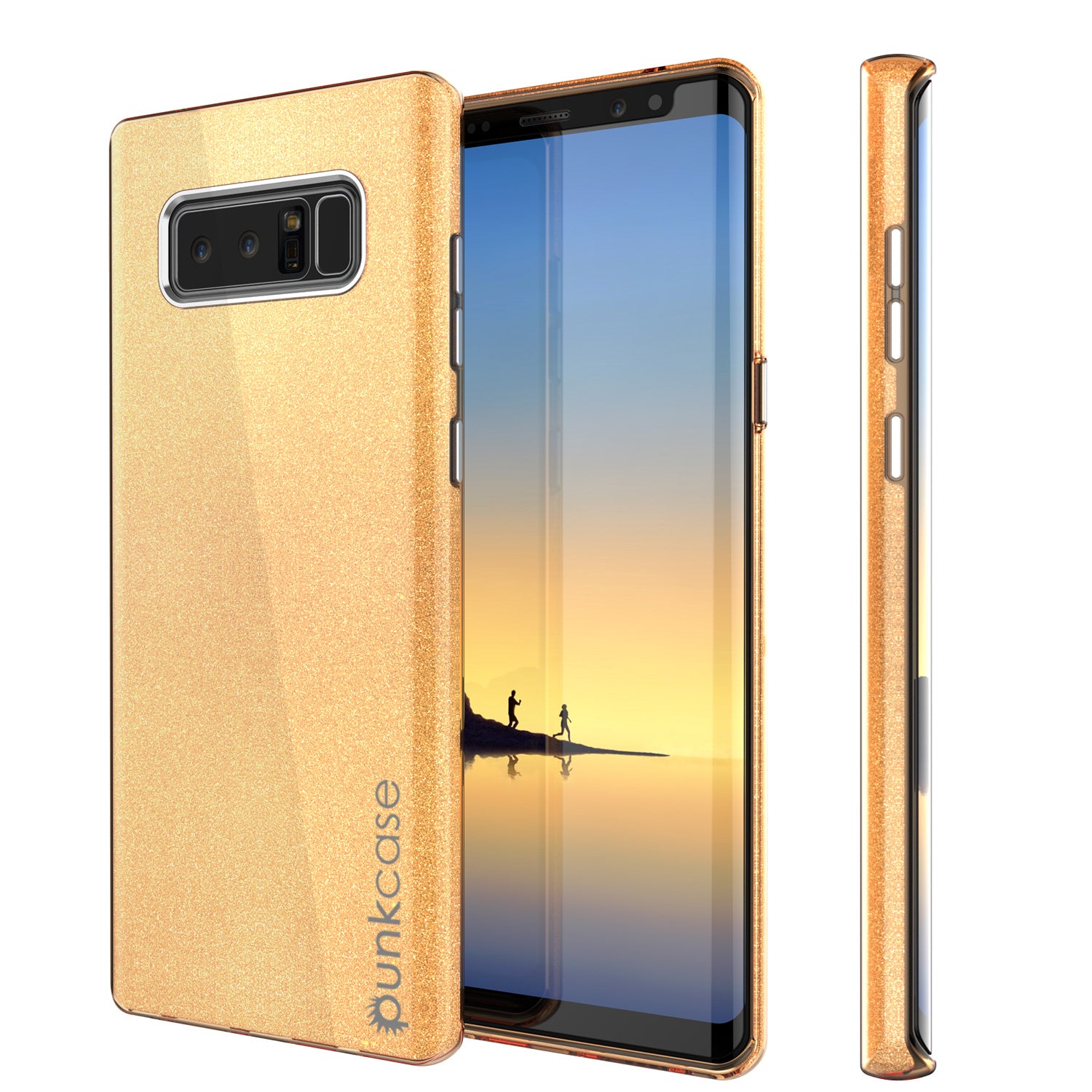Galaxy Note 8  Punkcase Galactic 2.0 Series Ultra Slim Case [Gold]