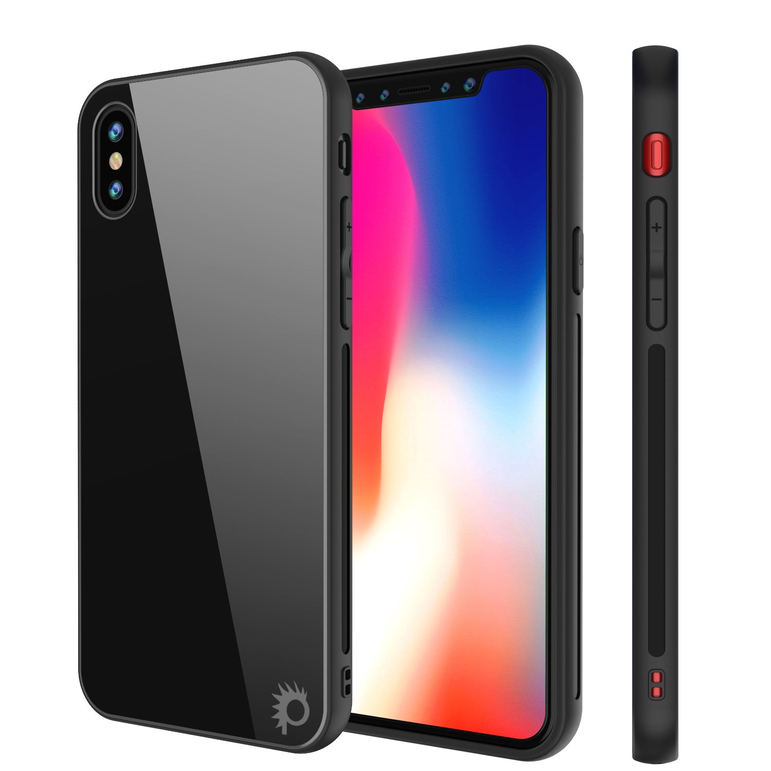 iPhone X Case, Punkcase GlassShield Ultra Thin Protective 9H Full