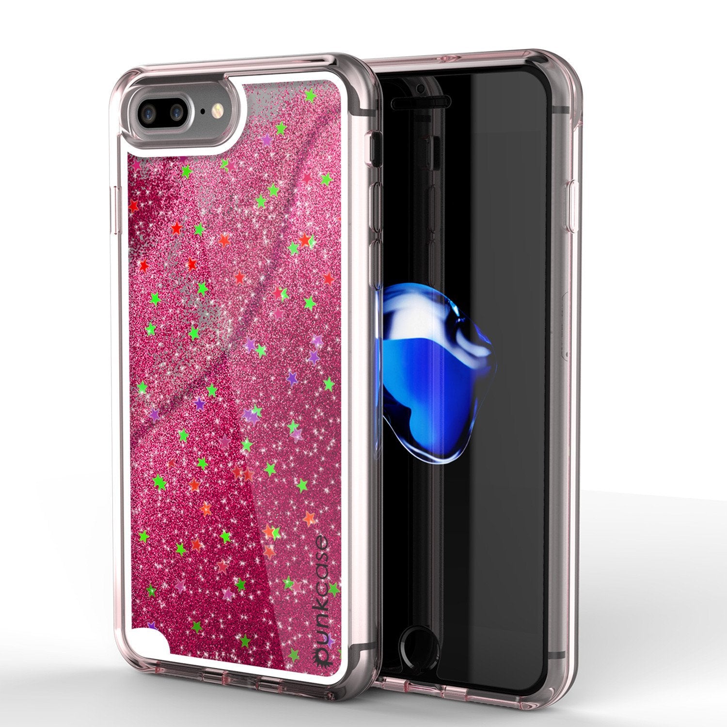 Pink Case Iphone Plus Glitter IPhone 8+ Plus Case, Punkcase