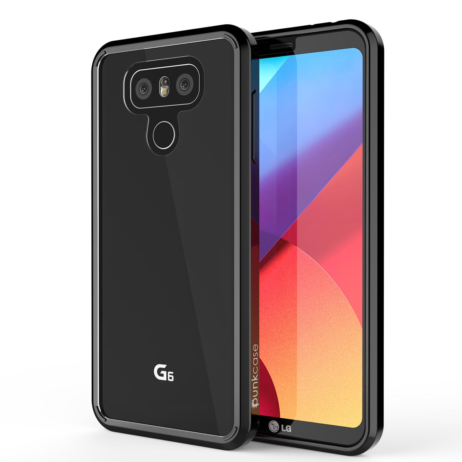 LG G6 Case Punkcase® LUCID 2.0 Black Series w/ PUNK SHIELD Screen Protector | Ultra Fit