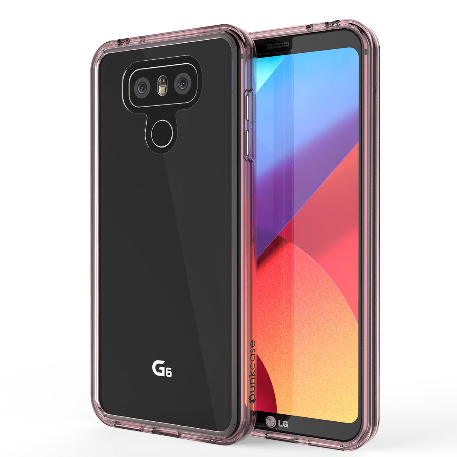 LG G6 Case Punkcase® LUCID 2.0 Crystal Pink Series w/ PUNK SHIELD Screen Protector | Ultra Fit