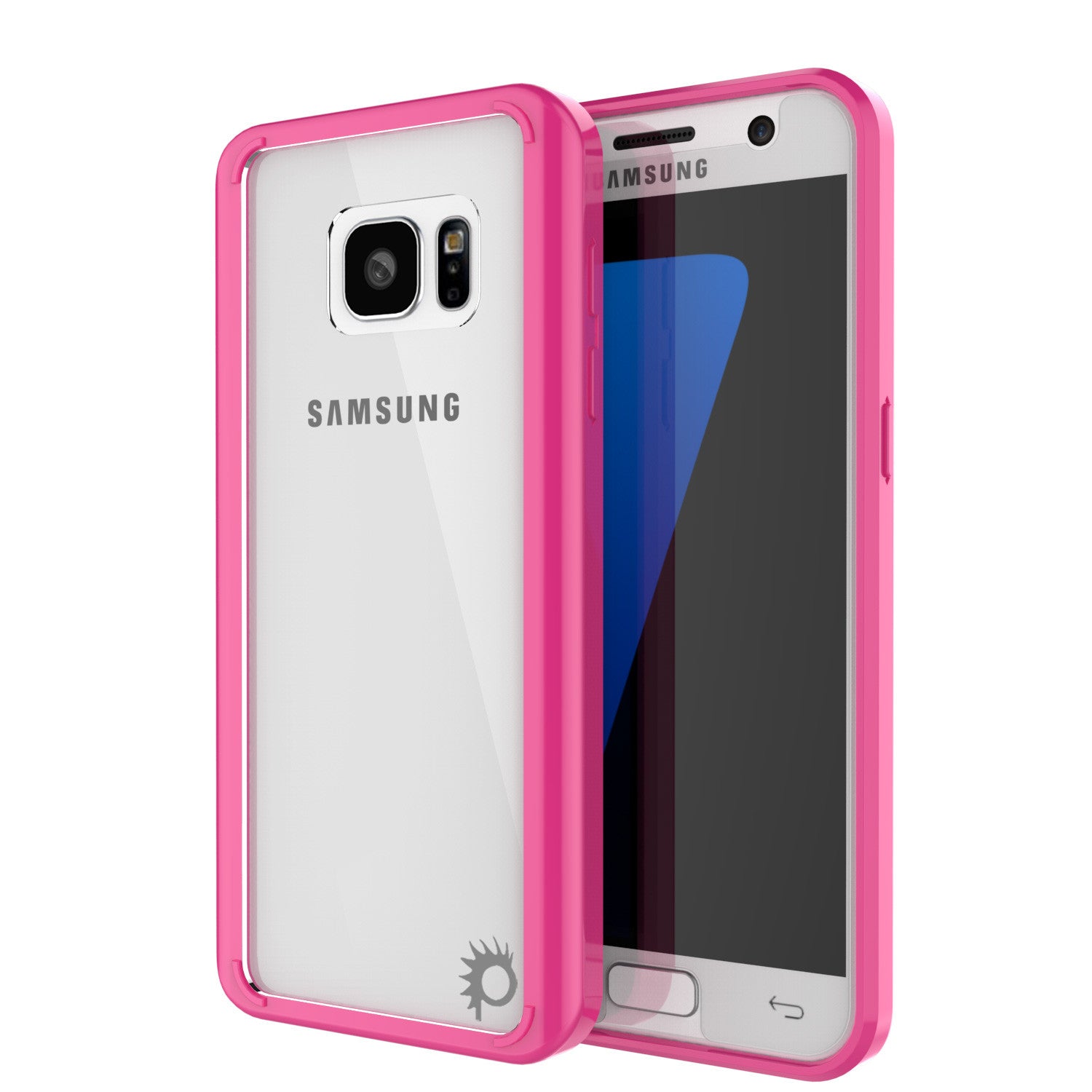 S7 Case Punkcase® LUCID 2.0 Pink Series w/ PUNK SHIELD Glass Screen Protector | Ultra Fit