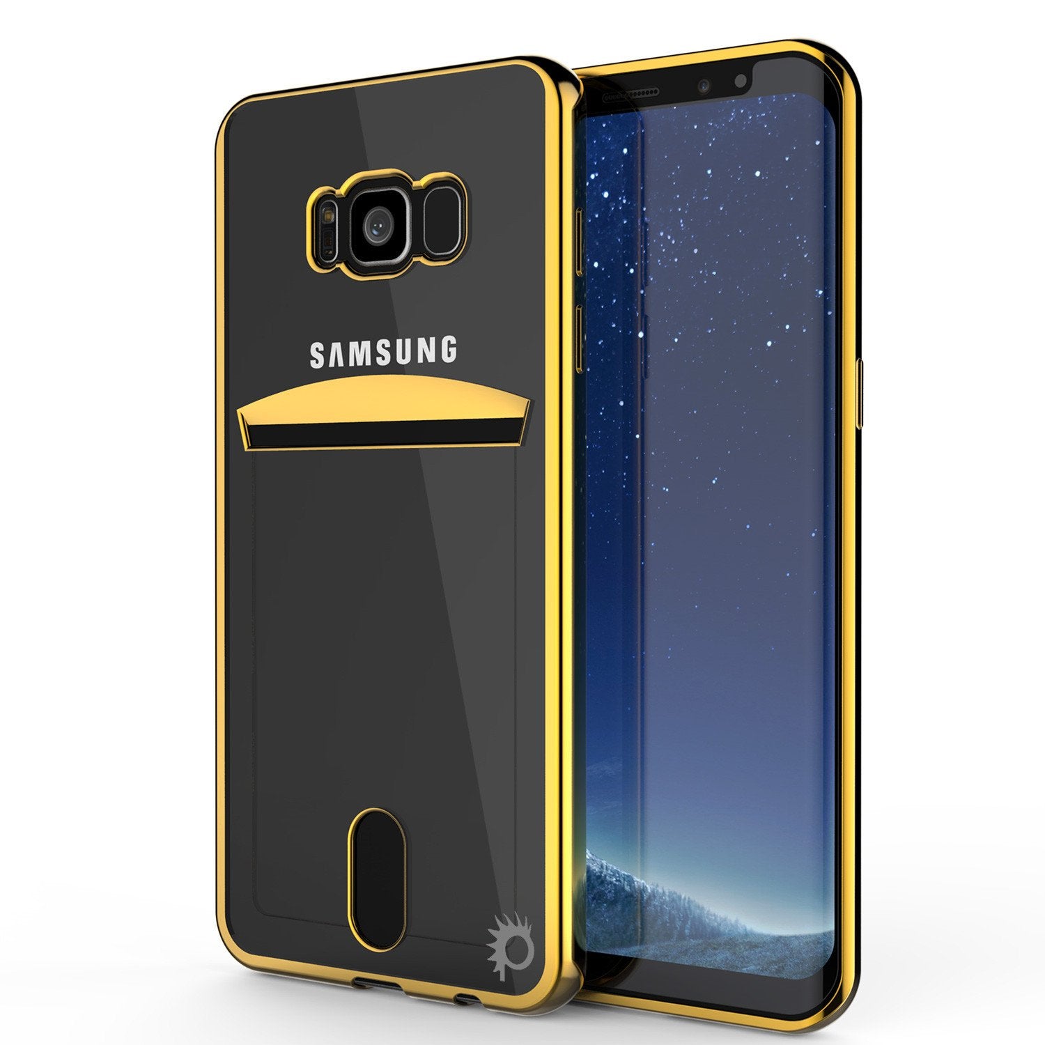 Galaxy S9 Plus Case, PUNKCASE® LUCID Gold Series | Card Slot | SHIELD Screen Protector | Ultra fit