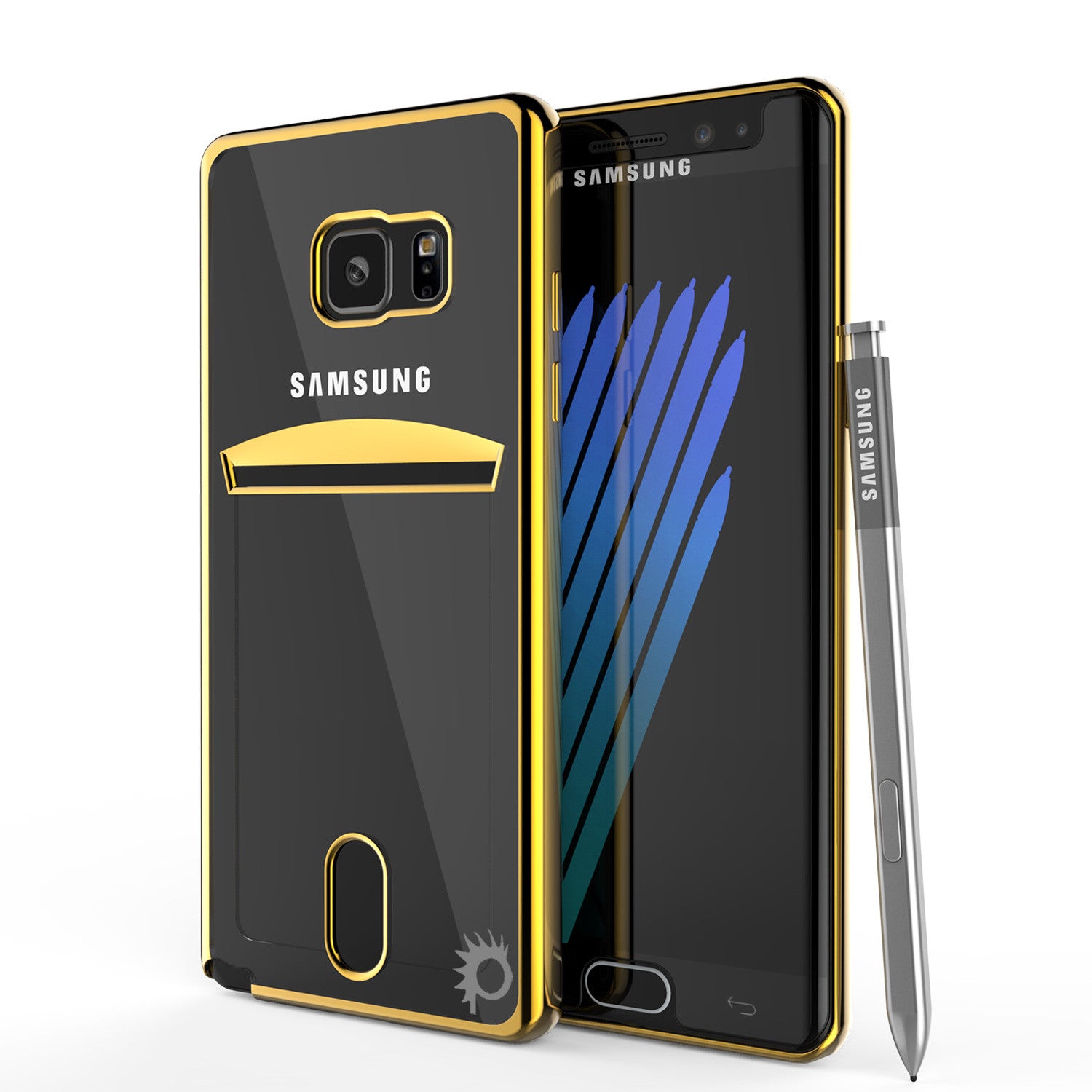 Galaxy Note 7 Case, PUNKCASE® LUCID Gold Series | Card Slot | SHIELD Screen Protector | Ultra fit