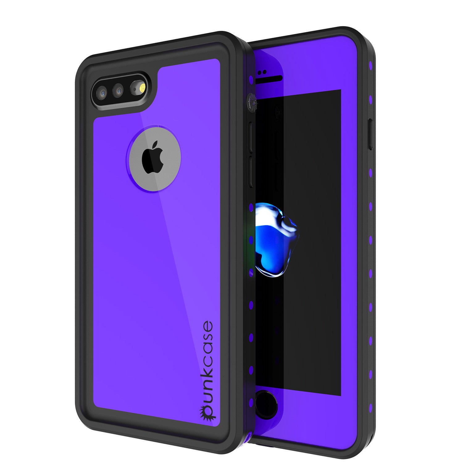 PUNKcase StudStar Purple Apple iPhone 7+ Plus/7 Plus Waterproof