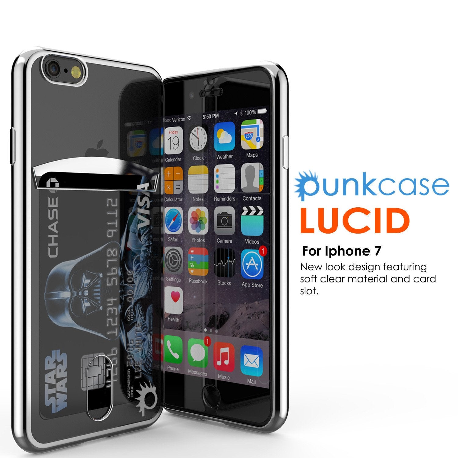 iPhone 8+ Plus Case Punkcase® LUCID 2.0 Light Blue Series w/ SHIELD Screen  Protector | Ultra Fit