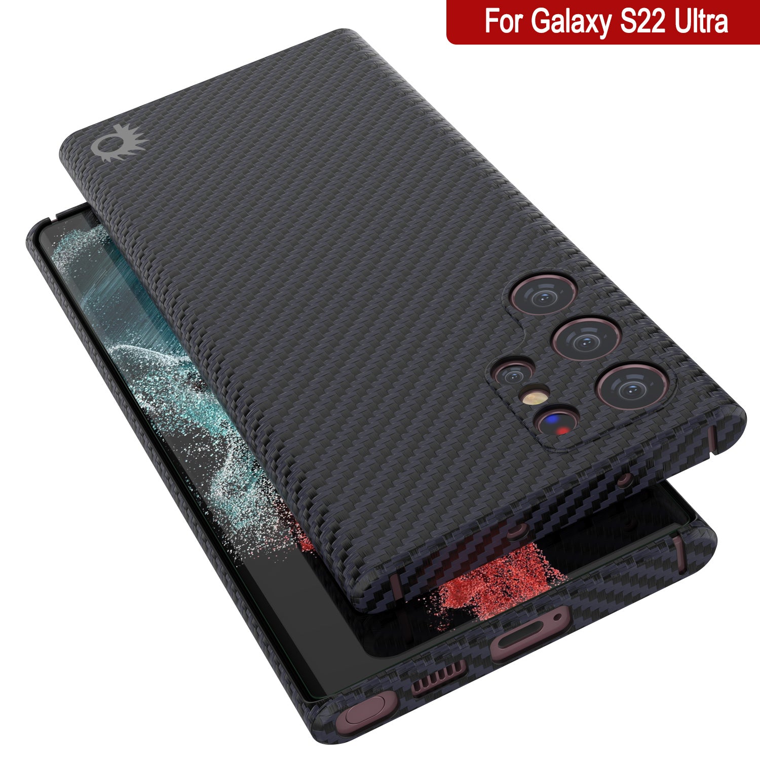 Punkcase S22 Ultra Carbon Fiber Case [AramidShield Series] Ultra Slim & Light Kevlar