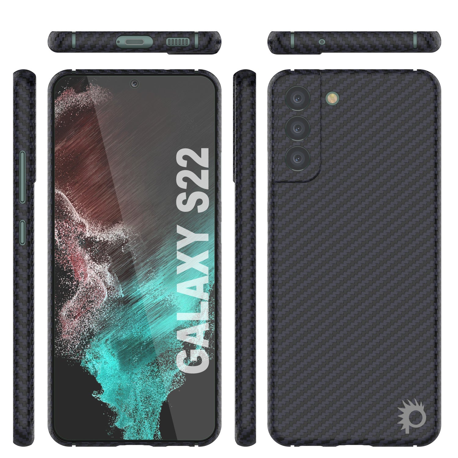 Punkcase S22 Carbon Fiber Case [AramidShield Series] Ultra Slim & Light Kevlar