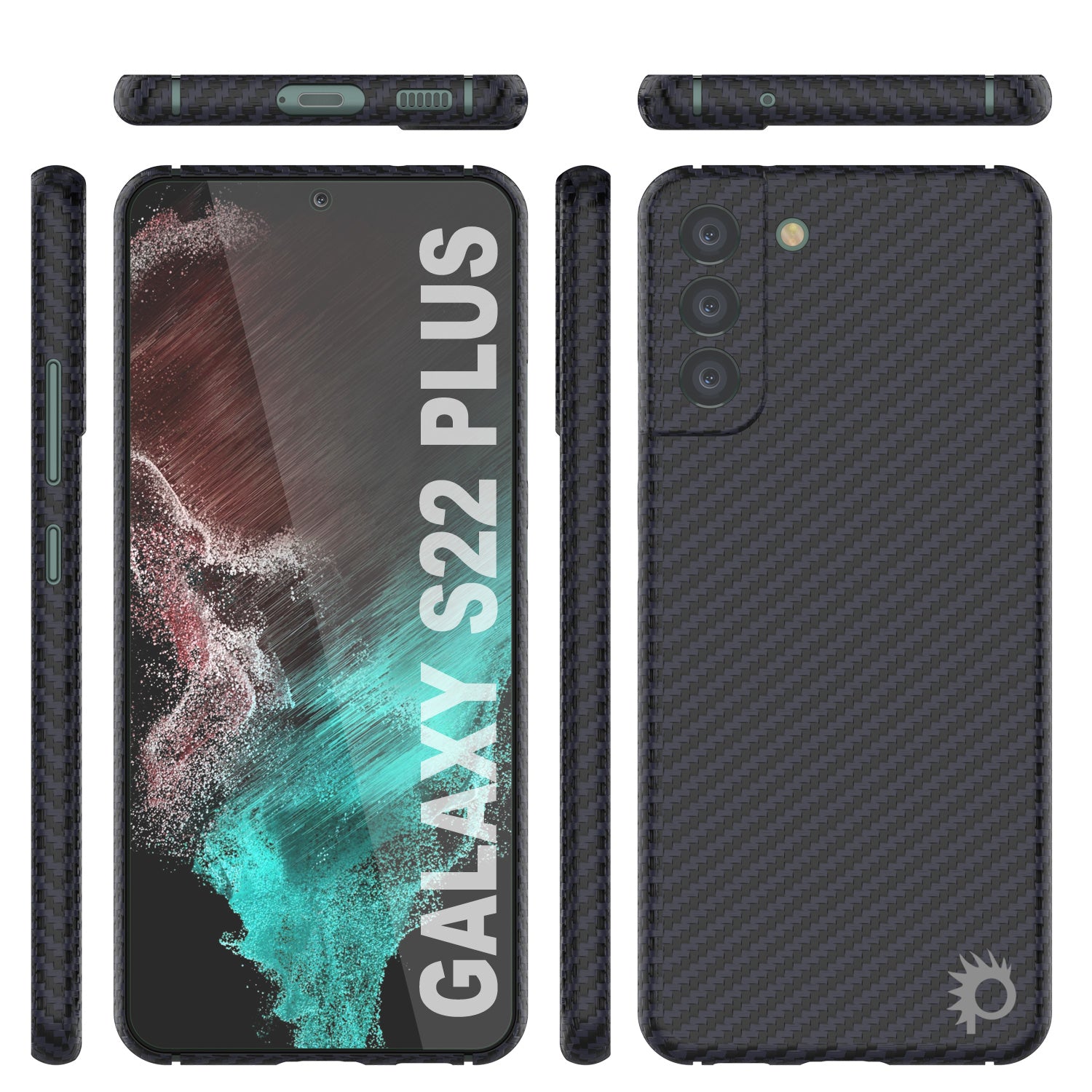 Punkcase S22+ Plus Carbon Fiber Case [AramidShield Series] Ultra Slim & Light Kevlar