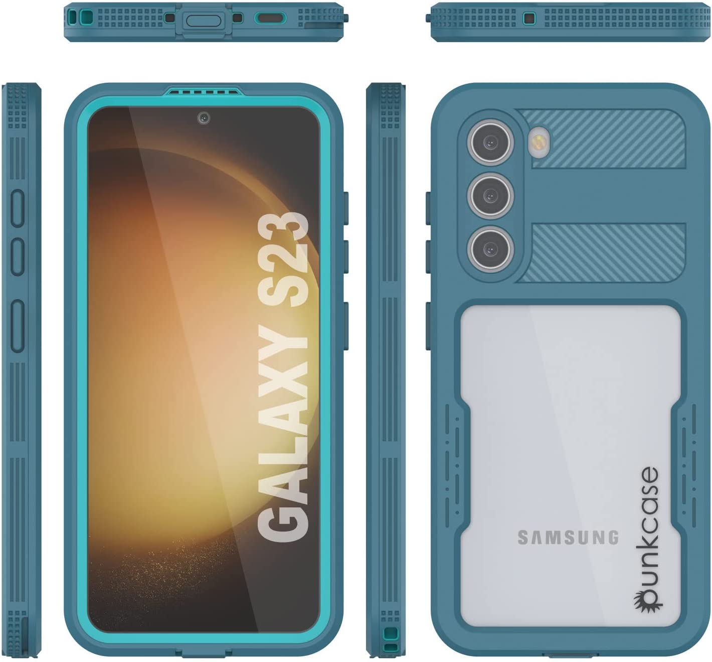 Galaxy S23 Waterproof Case [Alpine 2.0 Series] [Slim Fit] [IP68 Certified] [Shockproof] [Blue]