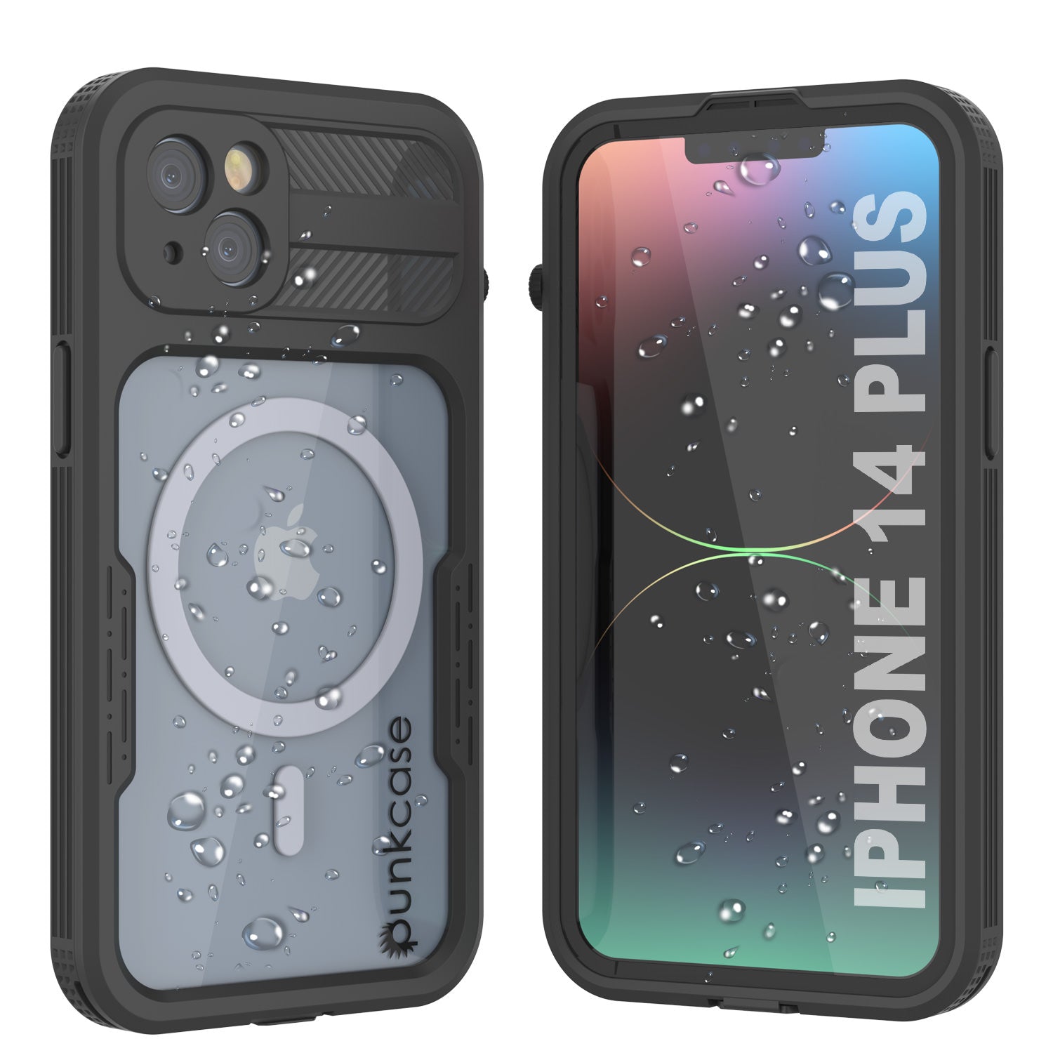 iPhone 14 Plus Waterproof Case [Alpine 2.0 Series] [Slim Fit] [IP68 Certified] [Shockproof] [Black]