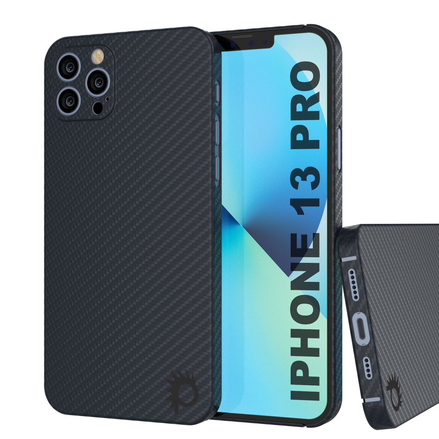 Punkcase iPhone 13 Pro Carbon Fiber Case [AramidShield Series