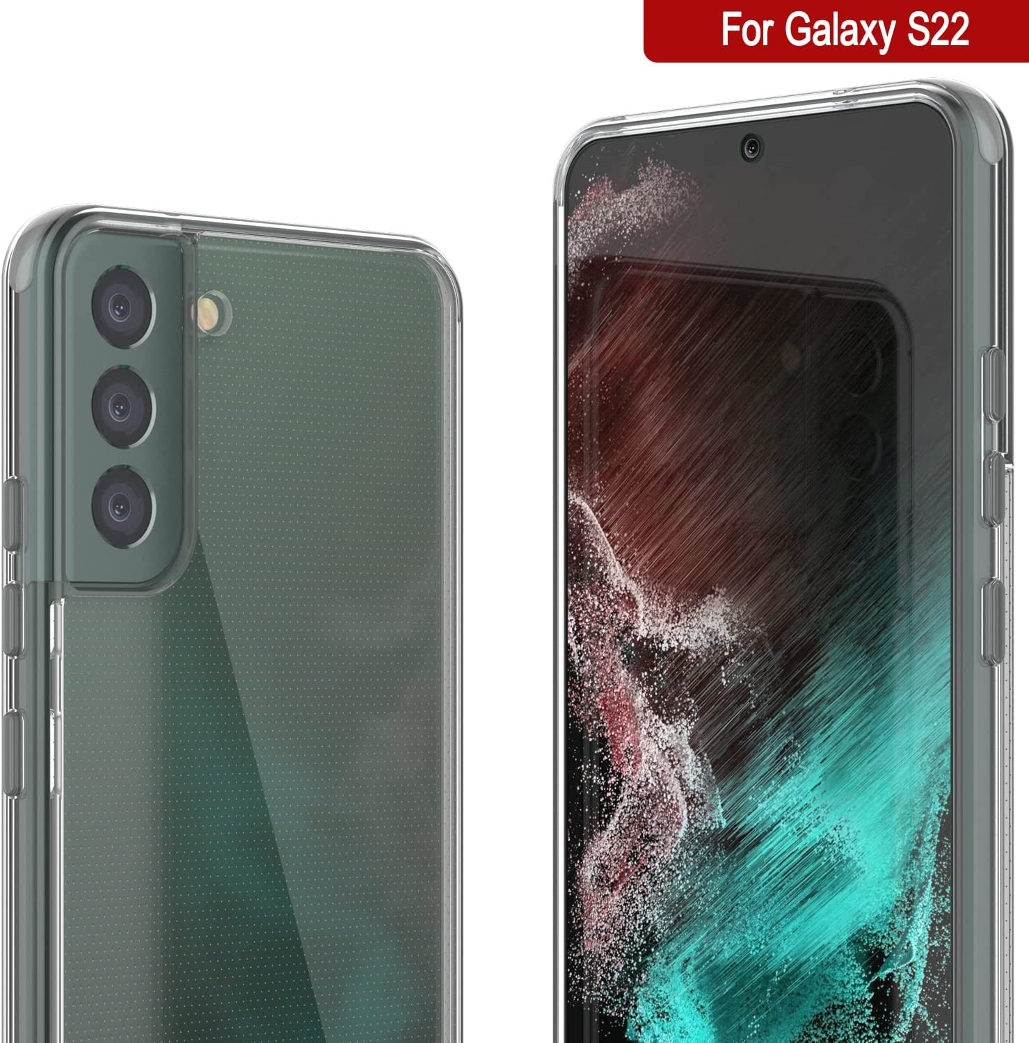 PunkCase Galaxy S22 Case [Clear Acrylic Series] for Galaxy S22 5G (6.1") (2022) [Clear]