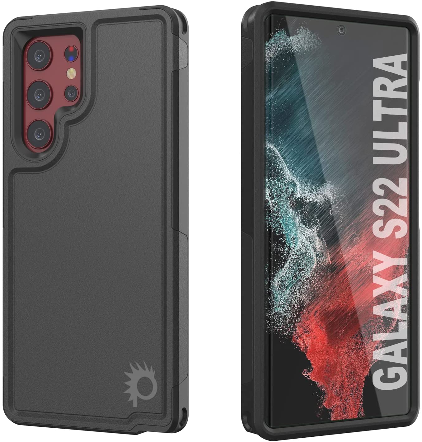 PunkCase Galaxy S24 Ultra Case, [Spartan 2.0 Series] Clear Rugged
