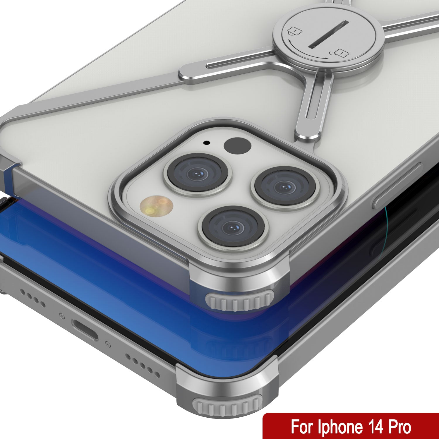 Punkcase iPhone 14 Pro Bumper Case [Backbone Series] Ultra