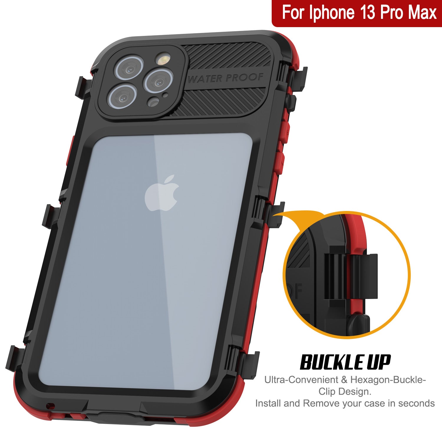 iPhone 13 Pro Max Metal Extreme 2.0 Series Aluminum Waterproof 