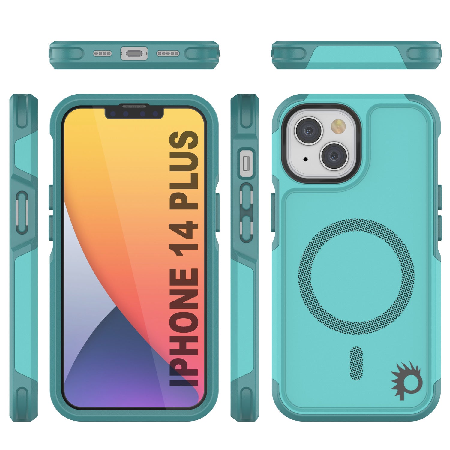 Punkcase Custodia Impermeabile IP68 Per IPhone 14 Plus, Serie Extreme Mag, Antiurto Militare, Con Pellicola Protettiva