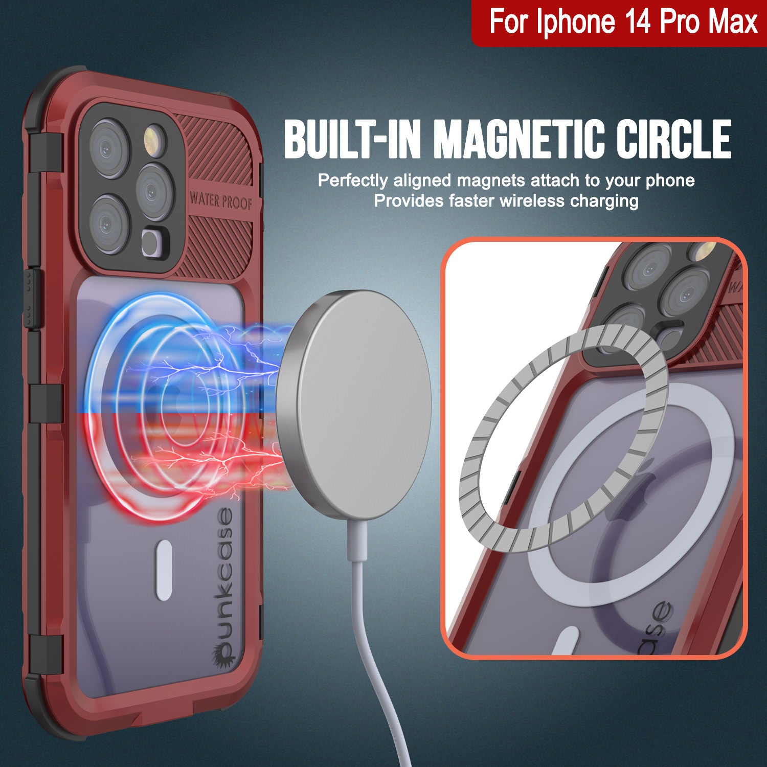 Custodia Metallica PunkCase 2.0 Per IPhone 12 Pro Max - Alluminio E TPU Con Vetro Temperato