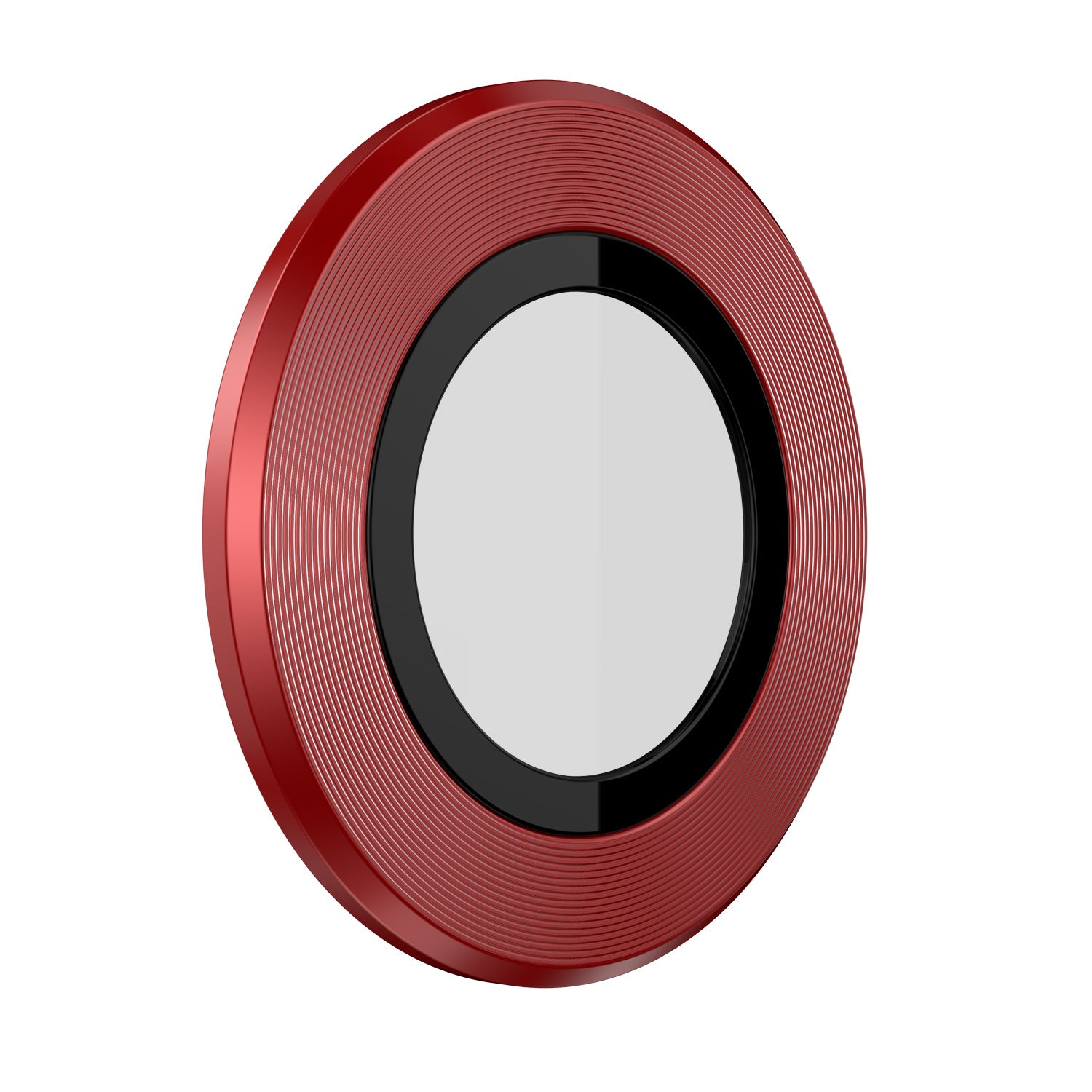 [2 Pack] Punkcase for iPhone 12 Mini Camera Protector Ring [Red]