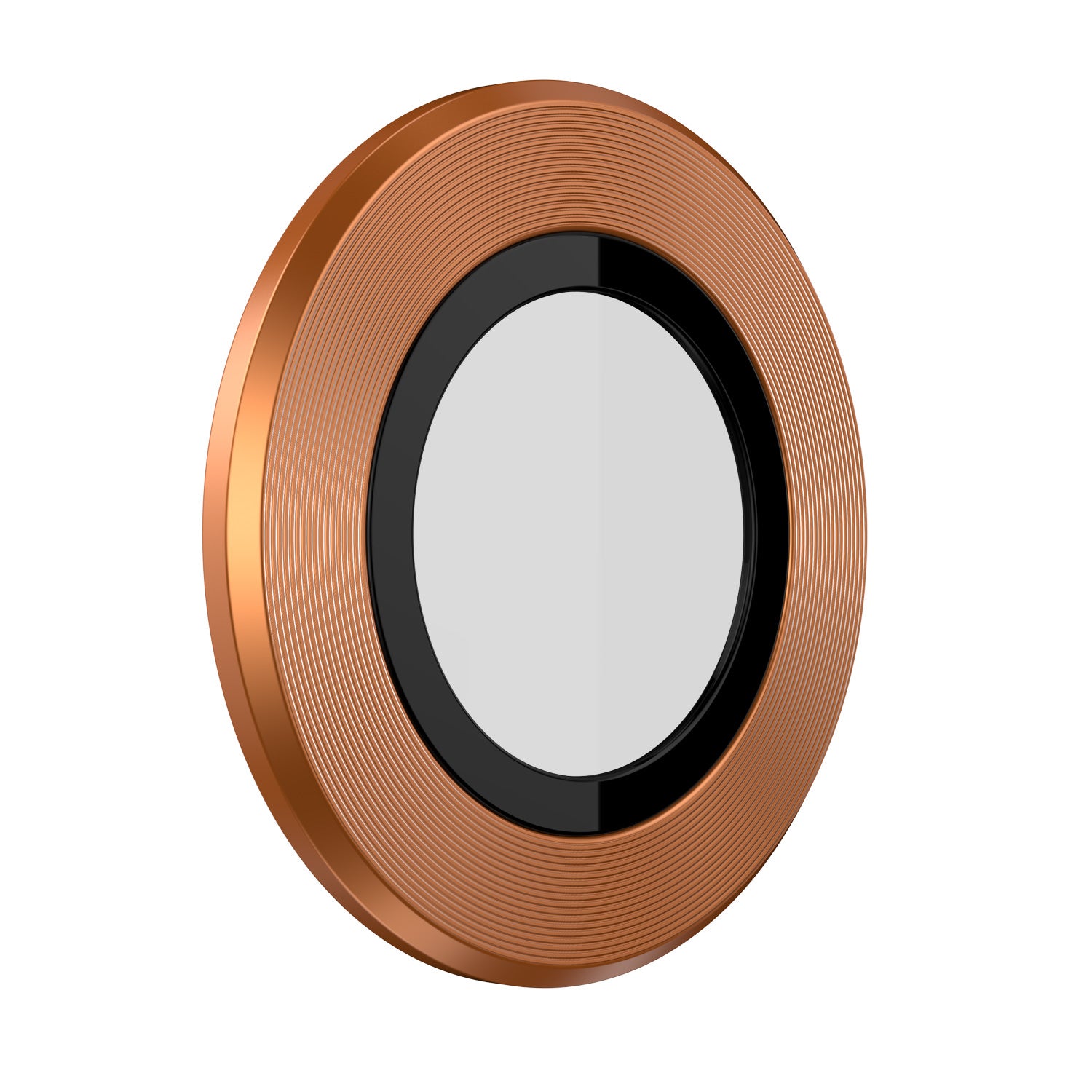 [2 Pack] Punkcase for iPhone 12 Mini Camera Protector Ring [Orange]