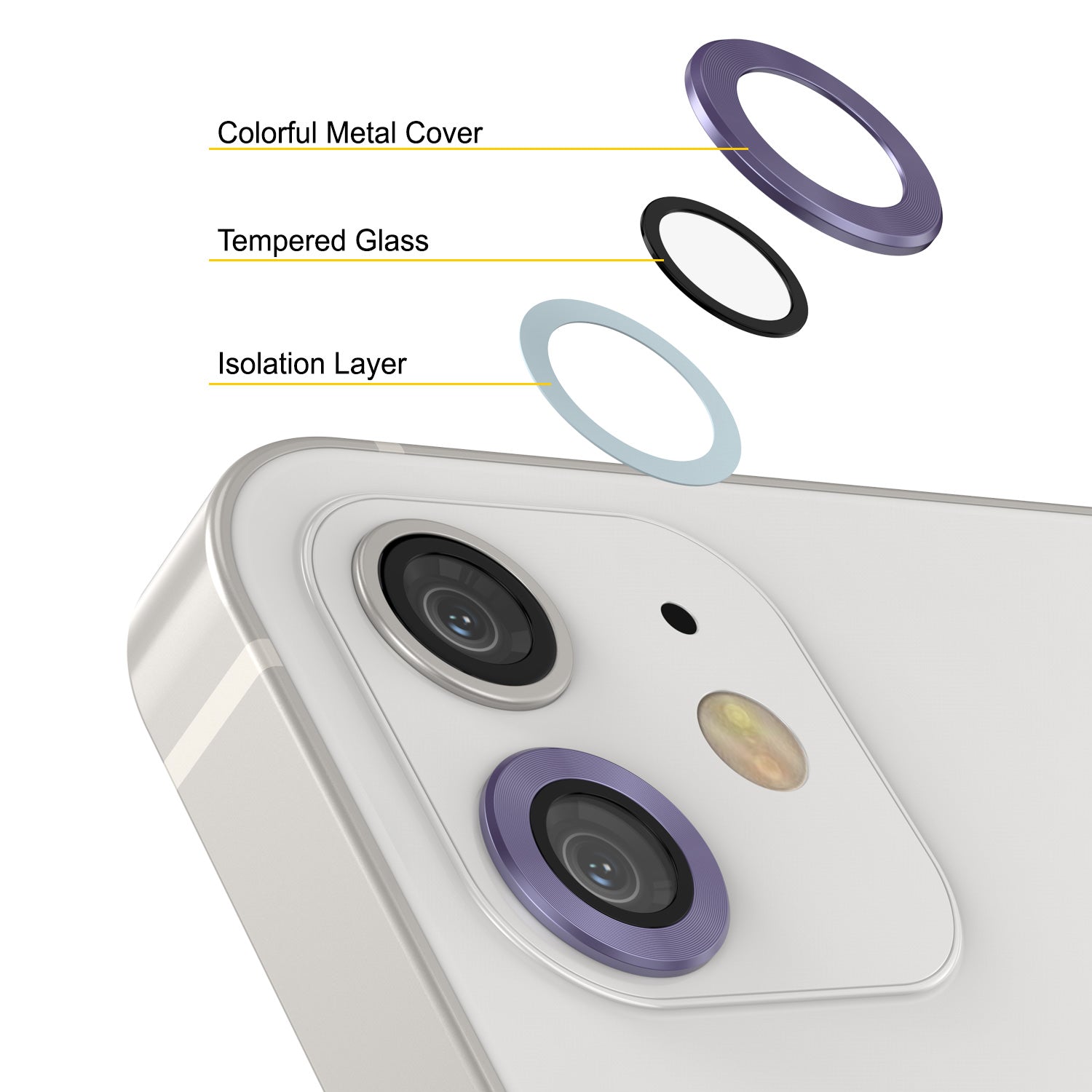 iphone 12 camera protector ring