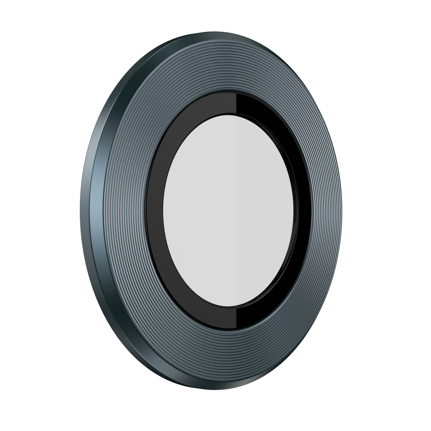 [3 Pack] Punkcase for iPhone 12 Pro Max Camera Protector Ring [Pacific Blue]