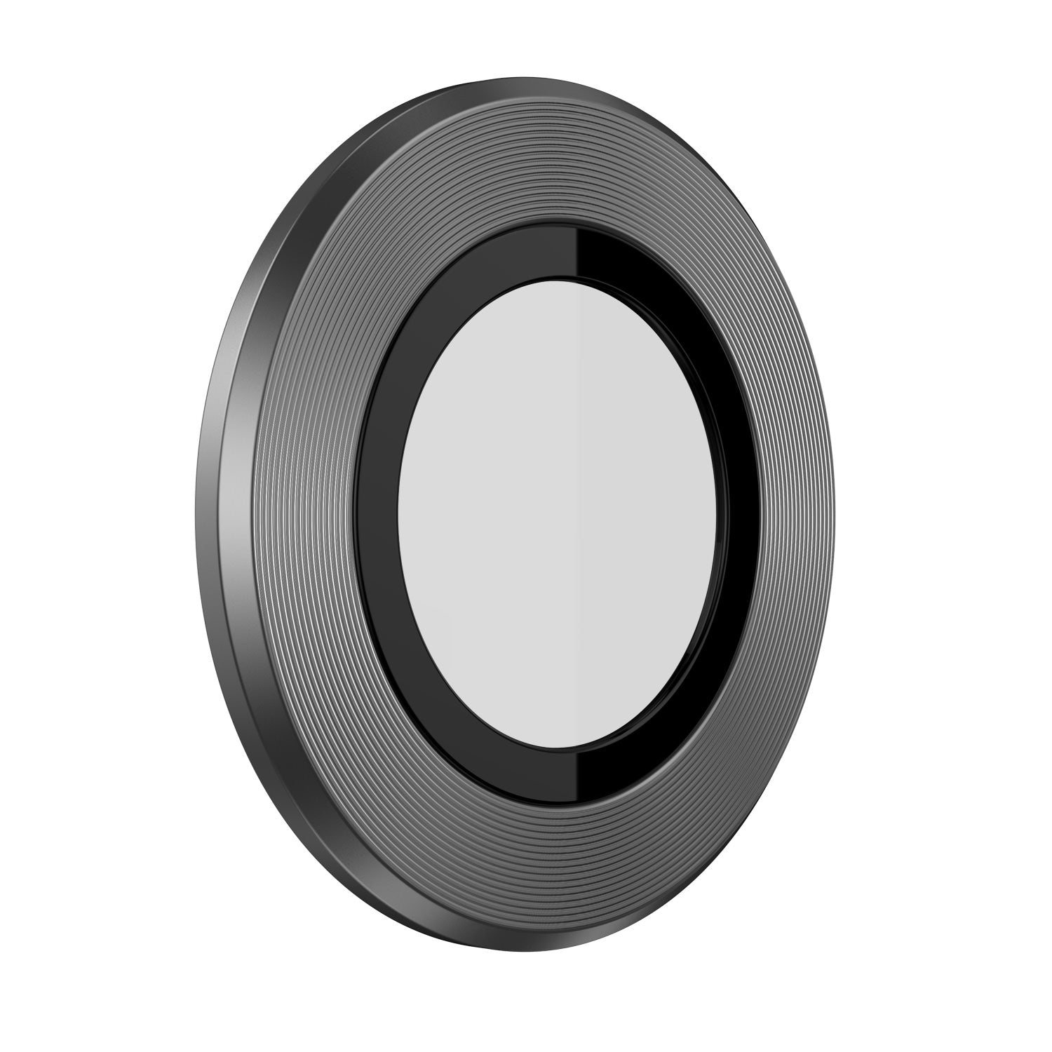 [3 Pack] Punkcase for iPhone 12 Pro Max Camera Protector Ring [Grey]