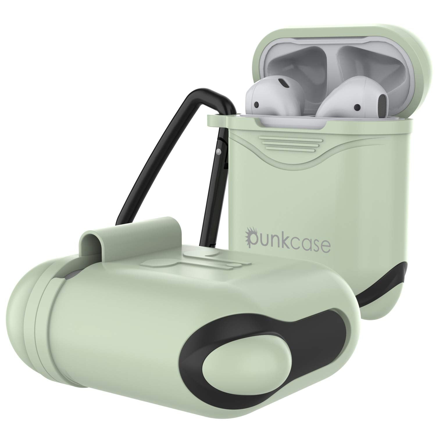 Punkcase Airpod Case with Keychain (Mint-Green)